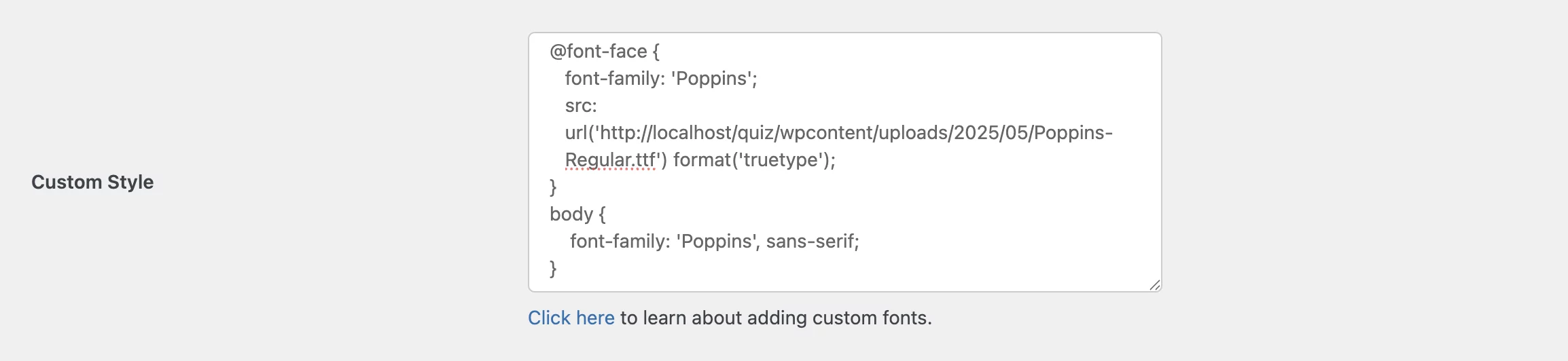 certificate-custom-font-style